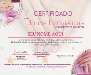 novo certificado