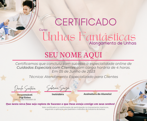 novo certificado