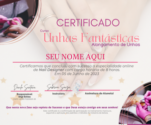 novo certificado