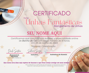 novo certificado