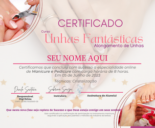 novo certificado