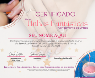 novo certificado