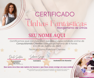 novo certificado